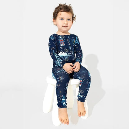 Bellabu Bear Convertible Footies for Baby Boys & Baby Girls, Family Matching Pajamas, Rayon from Bamboo