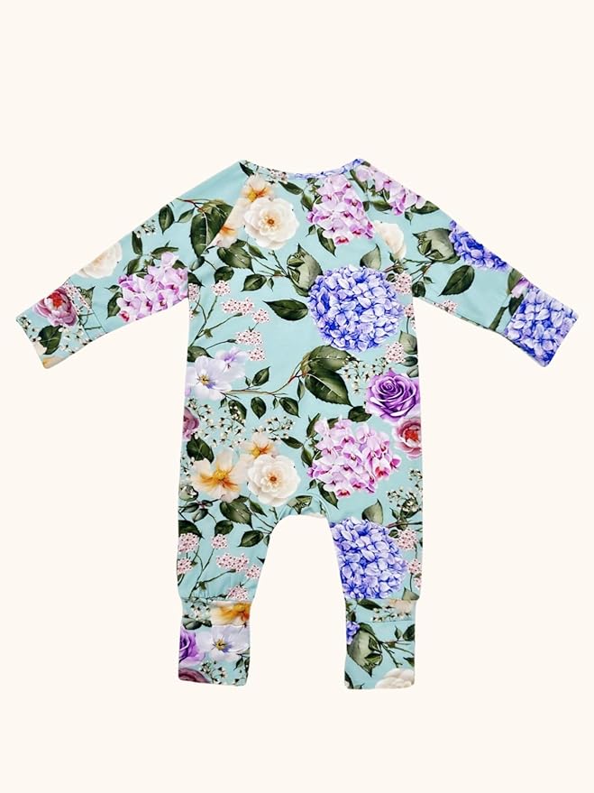 Bow Dream Baby Girl Romper Jumpsuit Bamboo Rayon Baby Clothes Boys & 2 Way Zipper Outfit Baby Clothes for Girls