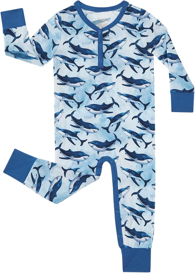 Baby Boys Girls Romper-Viscose Made from Bamboo, Long Sleeve Jumpsuits Soft Footless Rompers, Unisex