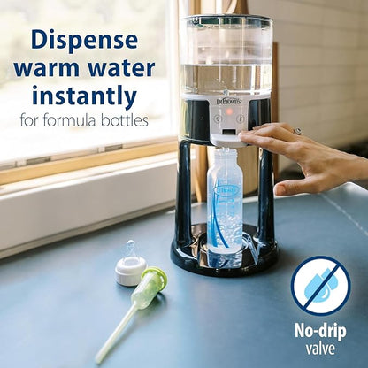 Dr. Brown's Insta-Prep Warm Water Dispenser with Baby Formula Dispenser, Gray