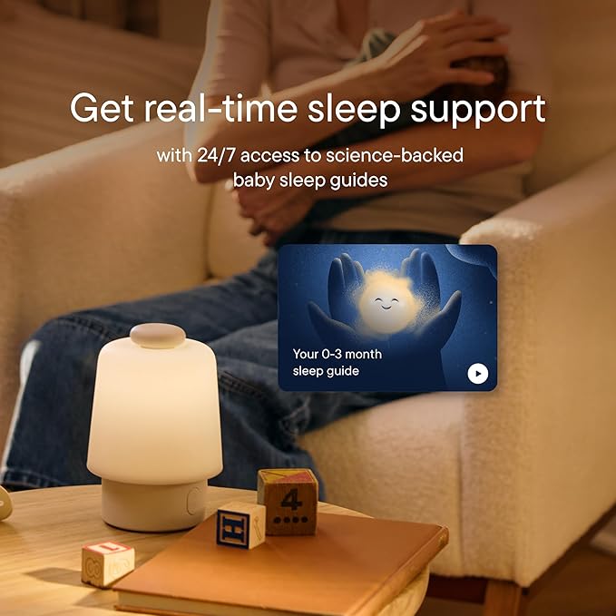 Hatch Baby Sound Machine, Night Light | Hatch Baby Model | Sleep Support | Registry Essential, Routine Builder, Time-to-Rise Alarm Clock, White Noise, Nursery Stories, Toddler Kids (Wi-Fi), Putty