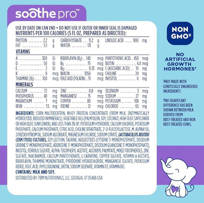 Good Start | Dr. Brown's Soothe Pro, Baby Formula Powder, for Sensitive Tummies, Gas, Fussiness and Spit-Up, Infant Formula with Probiotics, DHA, Non-GMO,19.4 Ounce