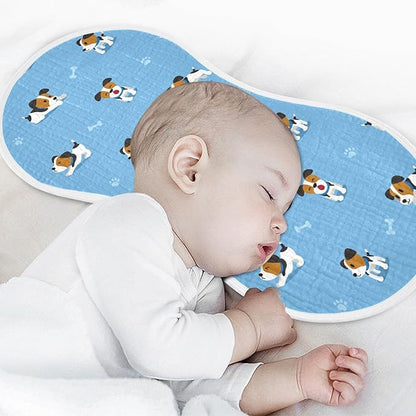 vvfelixl Muslin Burp Cloths Jack Russell Terrier Dog Baby Washcloths for Baby Girl Boys 2 Pack Blue