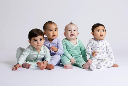 monica + andy On the Go Baby One Piece, 100% Organic Baby Clothes for Girls & Boys, Sizes For Preemie, Newborn, & Infant