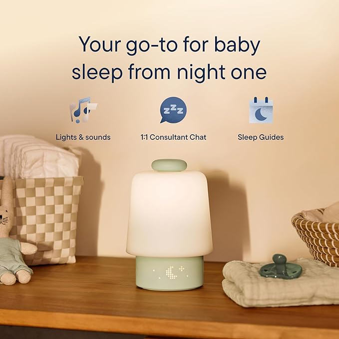 Hatch Baby Sound Machine, Night Light | Hatch Baby Model | Sleep Support | Registry Essential, Routine Builder, Time-to-Rise Alarm Clock, White Noise, Nursery Stories, Toddler Kids (Wi-Fi), Mint