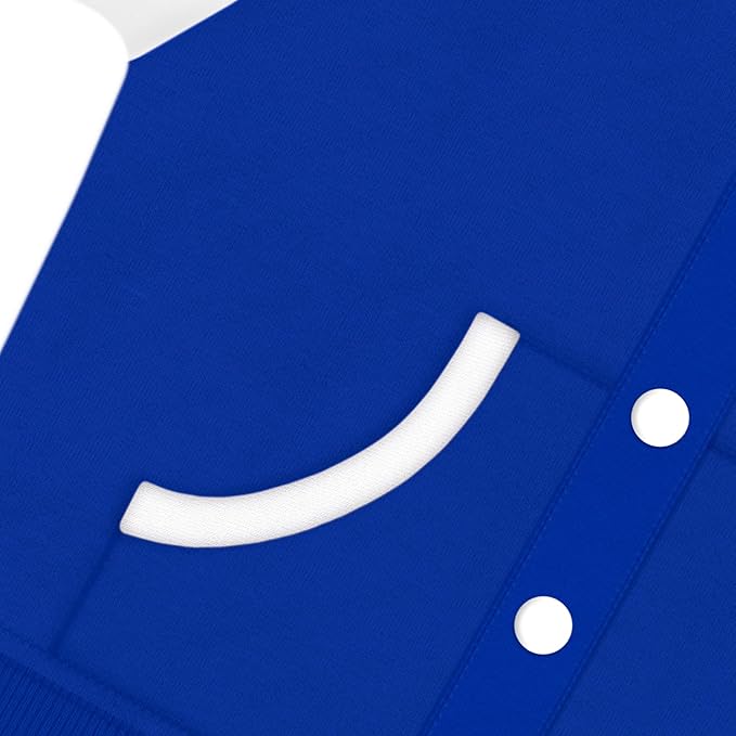 Creative Knitwear College Baby Varsity Jacket Lightweight - Team Logo, Multiple Colors, Unisex, (0 Months - 4T)