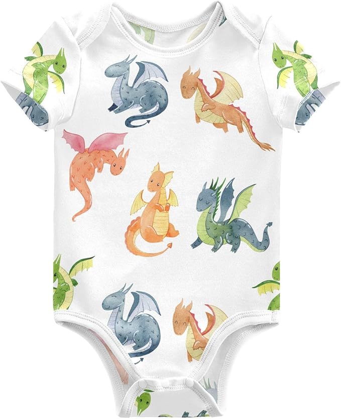 vvfelixl Dachshund Dog Baby Clothes for Boy Girl,Baby One-Piece Bodysuit for 0-24 Months,Short Sleeve
