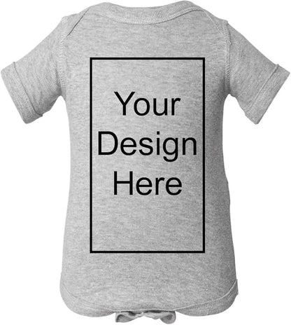 City Shirts Add Your Own Text and Design Custom Personalized Baby Rib Infant Bodysuit