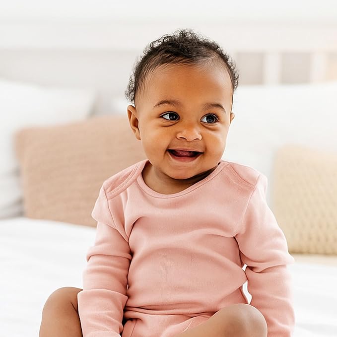 unisex-baby Blake 10-pack Long Sleeve Bodysuits 100% Organic Cotton Baby Boy & Girls