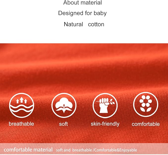 pureborn Baby Boys Girls Bodysuit Super Soft Cotton Romper 0-24 Months