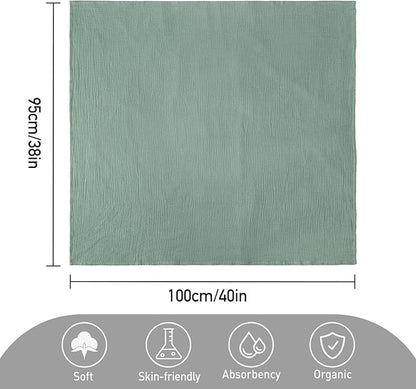 GLLQUEN BABY Muslin Swaddle Blankets for Girls Boy, 4-Pack Baby Blankets for Girl Boy, Newborn Receiving Blanket, Baby Swaddle Blanket Unisex, Baby Essentials, Registry & Gift, 40 x 38 inches
