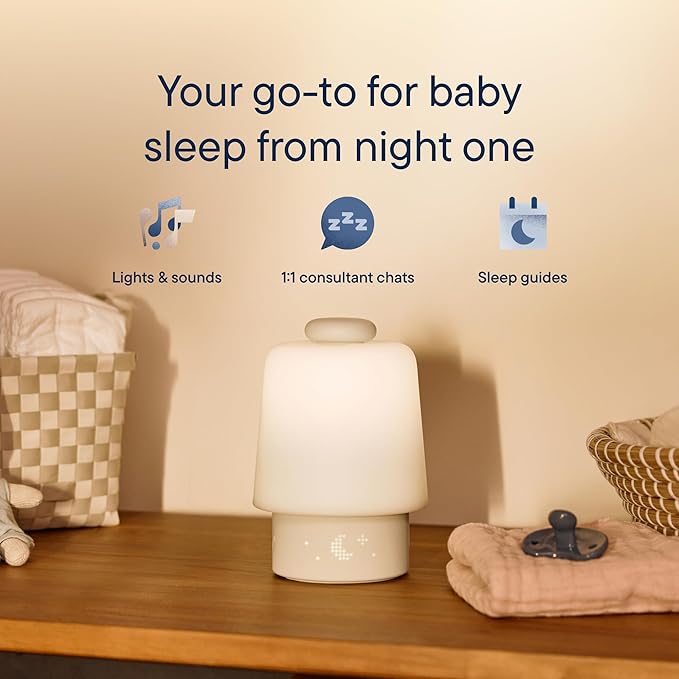 Hatch Baby Sound Machine, Night Light | Hatch Baby Model | Sleep Support | Registry Essential, Routine Builder, Time-to-Rise Alarm Clock, White Noise, Nursery Stories, Toddler Kids (Wi-Fi), Putty