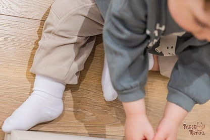 Bella Baby & Toddler Seamless-Toe Turkish Cotton Crew Socks (6-Pack)