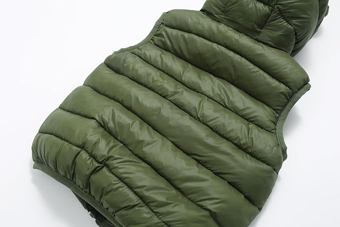 AIWUHE Baby Boys Girls Hooded Puffer Vest Winter Lightweight Sleeveless Bear ears Zipper Up Jacket