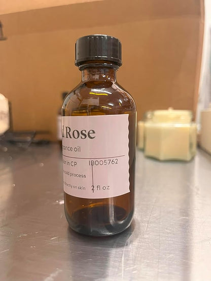 Bramble Berry Wild Rose Fragrance Oil 2 oz | Classic Romantic Floral Scent for Soap Making, Candles, Lotion, Bath Bombs & Perfume | Skin Safe, Vegan, Paraben & Phthalate Free