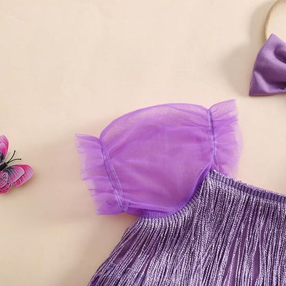 Sasaerucure Infant Baby Girl Summer Outfits Sleeveless Dress Romper Lace Tutu Onesie One Piece Ruffle Bodysuit