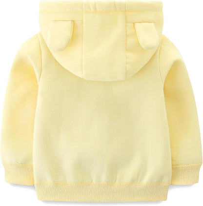 Baby Girls Boys Warm Adorable Hooded Zip Coat for Fall Spring Outerwear 3-24M Kids Jacket