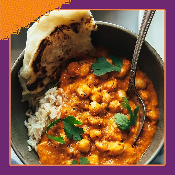 Patak's Ready-to-Eat Meals Variety Pack - Butter Chickpeas & Veggies, Chickpea & Veggie Korma, Lentil & Veggie Tikka Masala - Microwave Meals for Quick Dinners or Lunch - Serve w/ Rice or Naan - 10.5oz (Pack of 6 Total: 2 of Each Meal)