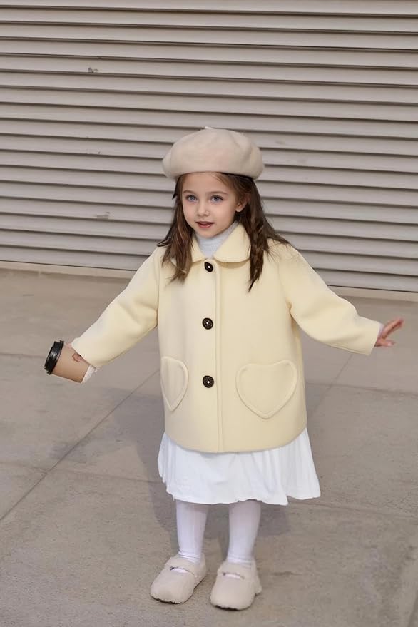 Baby Coats Fall Winter Kid Baby Girl Cloak Button Jacket Clothes Baby Outwear Clothes