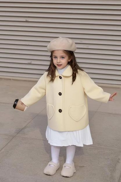 Baby Coats Fall Winter Kid Baby Girl Cloak Button Jacket Clothes Baby Outwear Clothes