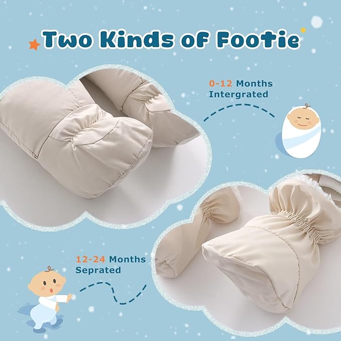 Baby Girl Boy Snowsuit Cute Down Jacket Hooded Romper Light Puffer Padded Jumpsuit Infant Winter Outwear