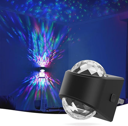Night Lights Plug into Wall, Star Projector for Bedroom, Night Light Projector for Kids, 9-Color RGB Galaxy Nightlight with Dusk to Dawn Sensor for Bathroom, Home Gaming Room Decor, Christmas Gifts