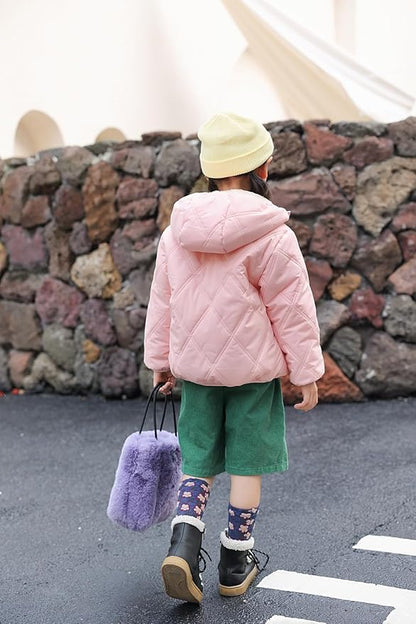 Baby Boys Girls Toddlers Winter Coats Puffer Jacket Hooded Down Snow Jacket Coat Outerwear