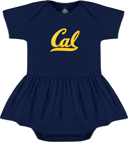 Creative Knitwear College Baby Picot Bodysuit Dress - Team Logo, Multiple Colors, for Baby Girls (0-24 Months)