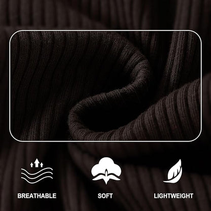 ROMPERINBOX Baby Girl Bodysuit 2 Pack, Long Sleeve Ribbed Knitted Onsies Ruffle Collar and Flutter Sleeve Fall Winter Clothes