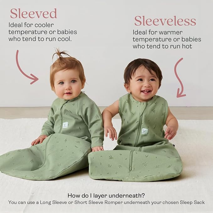 ergoPouch Jersey Sleeping Bag 0.2 TOG – Arms-Out Baby Sleep Sack, Ideal Transition from Swaddling, Slim Fit Keeps Baby Secure & Comfortable, Soft Breathable Fabric (8-24 Months, Night Sky)