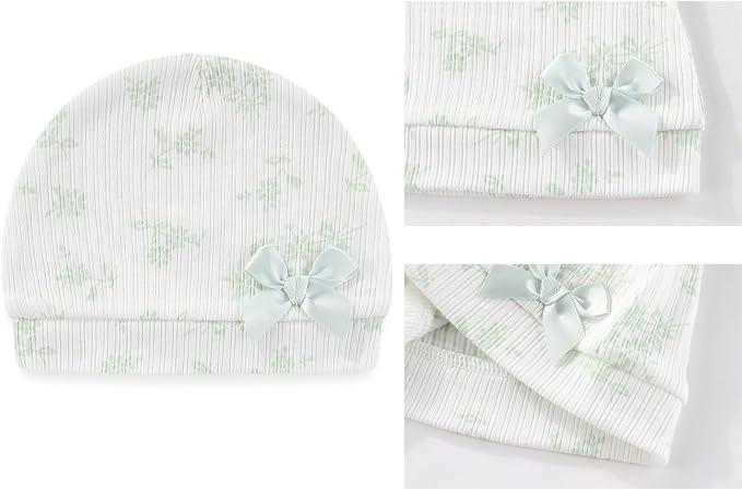 Baby Boy Girl Layette Set 18 Piece Infant Essentials Must Haves Clothes 0-9 Month Rompers+Bodysuits+Hats+Socks