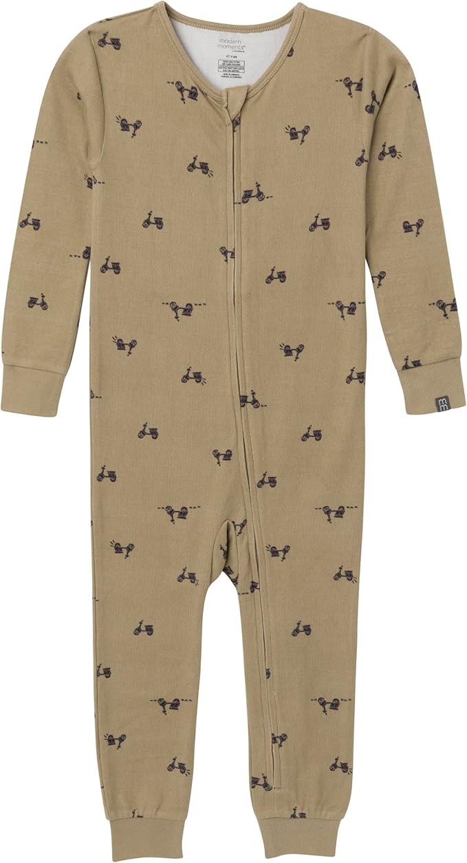 Modern Moments by Gerber unisex-baby Hacci Footless Pajamas