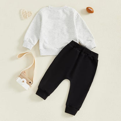 CIYCUIT Toddler Baby Boy Clothes Long Sleeve Sweatshirt Pants Set Fall Winter Outfits