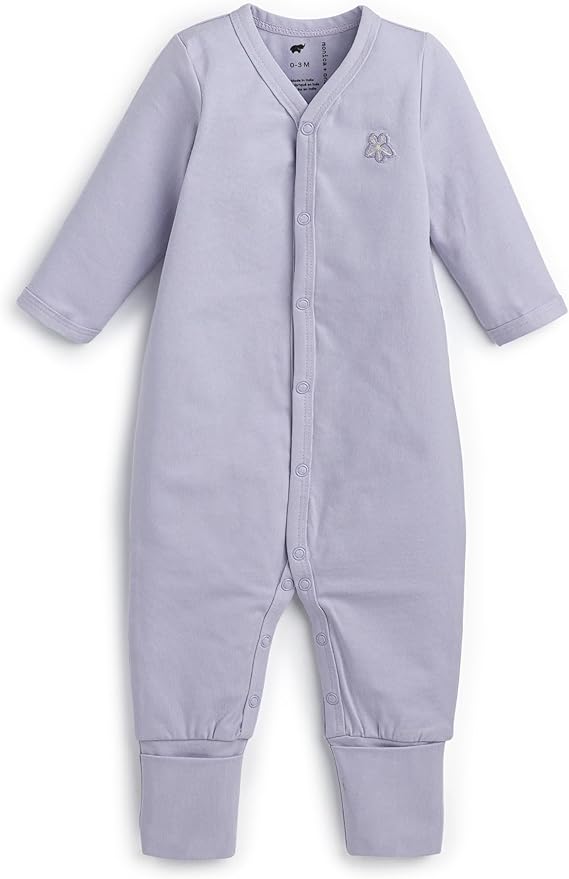 monica + andy On the Go Baby One Piece, 100% Organic Baby Clothes for Girls & Boys, Sizes For Preemie, Newborn, & Infant