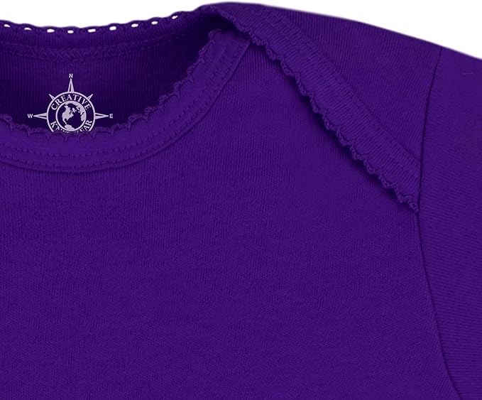 Creative Knitwear College Baby Picot Bodysuit Dress - Team Logo, Multiple Colors, for Baby Girls (0-24 Months)