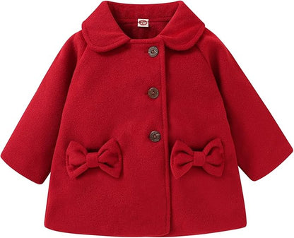 Baby Coats Fall Winter Kid Baby Girl Cloak Button Jacket Clothes Baby Outwear Clothes