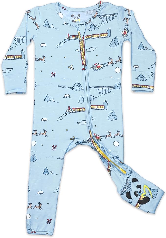 Bellabu Bear Convertible Footies for Baby Boys & Baby Girls, Family Matching Pajamas, Rayon from Bamboo