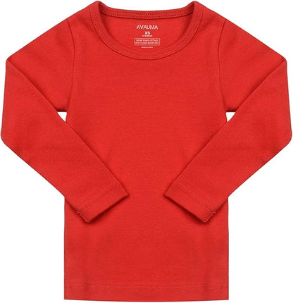 AVAUMA Baby Boys Girls Pajama Set Kids Toddler Snug fit Basic Cotton Sleepwear pjs for Daily