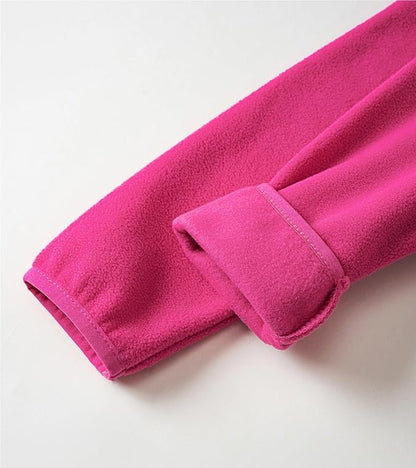 Toddler Fleece Jacket Kids Lightweight Outerwear Boys Girls Long Sleeve Fall Spring Coat 2-12 Years