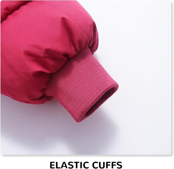 Toddler Winter Coat Baby Puffer Jacket Hoodie Snow Boy Thick Outerwear Clothes