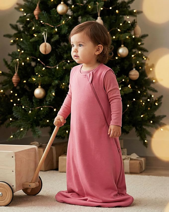 PurComfy Supersoft Sleep Sack 1.0 TOG, Premium Bamboo Viscose Baby Sleeping Bag 2-Way Zipper Sleep Sack Baby Wearable Blanket