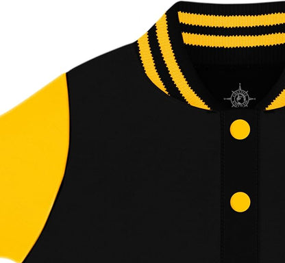 Creative Knitwear College Baby Varsity Jacket Lightweight - Team Logo, Multiple Colors, Unisex, (0 Months - 4T)