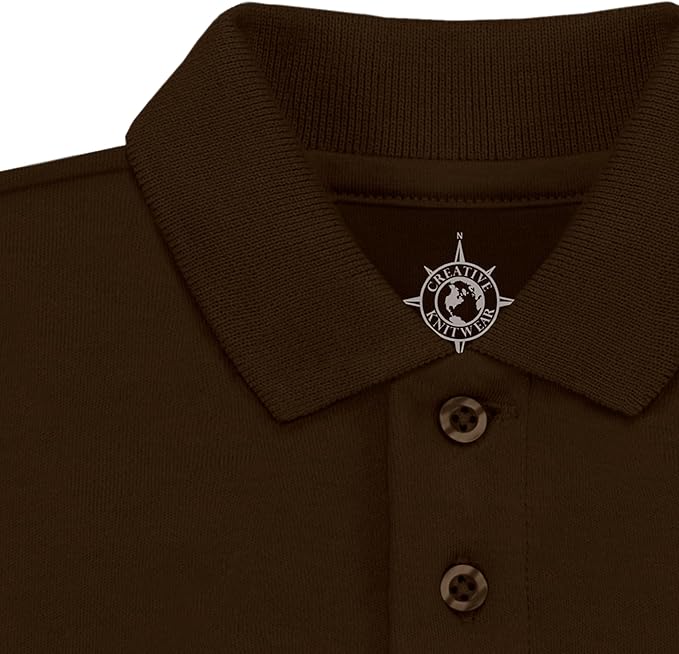 Creative Knitwear College Baby Polo Bodysuit Solid - Team Logo, Multiple Colors, for Boys & Girls (0-12 Months)