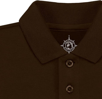 Creative Knitwear College Baby Polo Bodysuit Solid - Team Logo, Multiple Colors, for Boys & Girls (0-12 Months)