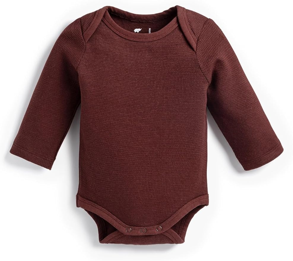 Monica + Andy Unisex-Baby Baby Organic Long Sleeve Jack + Jill Bodysuit