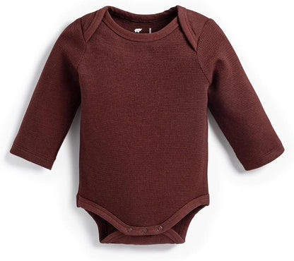Monica + Andy Unisex-Baby Baby Organic Long Sleeve Jack + Jill Bodysuit