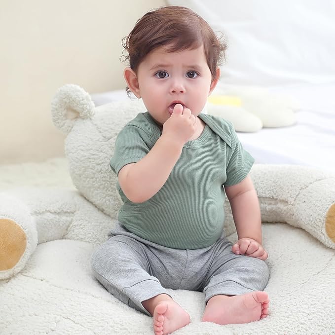 Baby Bodysuit Boy Girl Clothes Soft Newborn Infant Outfit Short Sleeve Romper