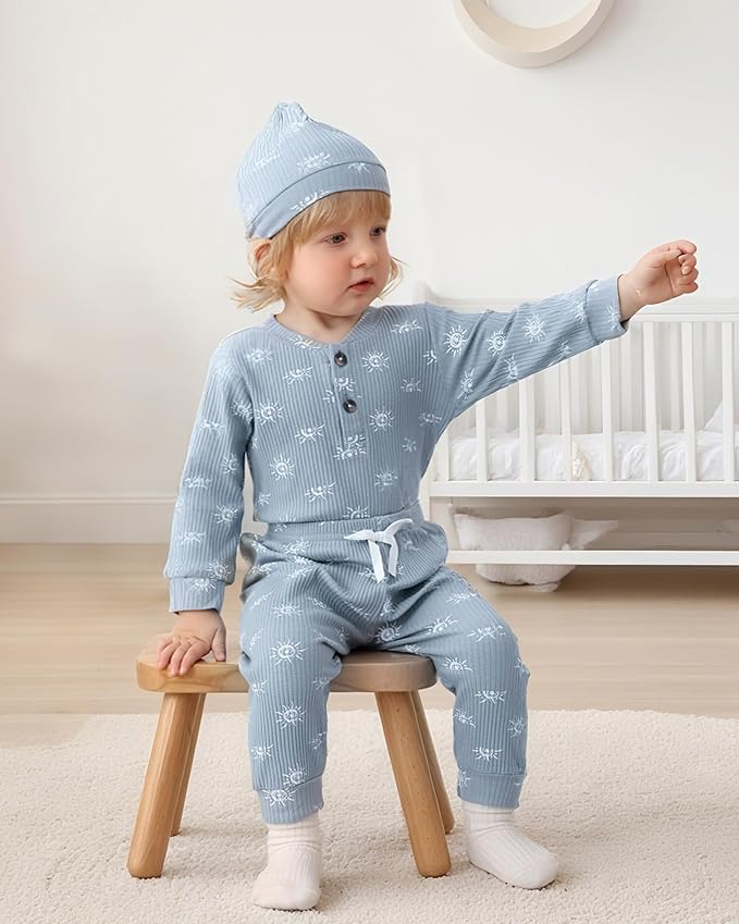 Baby Boy Swimsuit UPF 50+ Sun Protection Rash Guard Swimwear Zipper One Piece Toddler Boy Bathing Suit With Hat