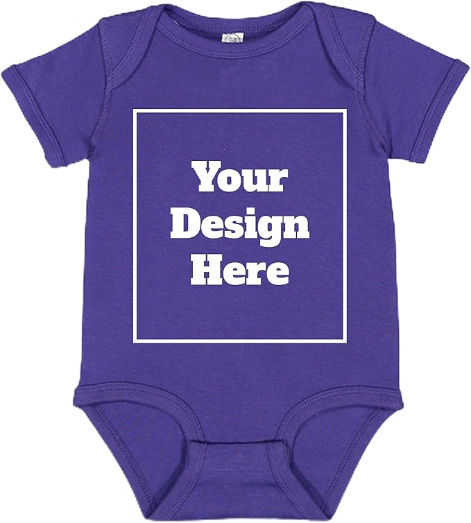 City Shirts Add Your Own Text and Design Custom Personalized Baby Rib Infant Bodysuit