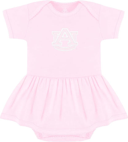 Creative Knitwear College Baby Picot Bodysuit Dress - Team Logo, Multiple Colors, for Baby Girls (0-24 Months)
